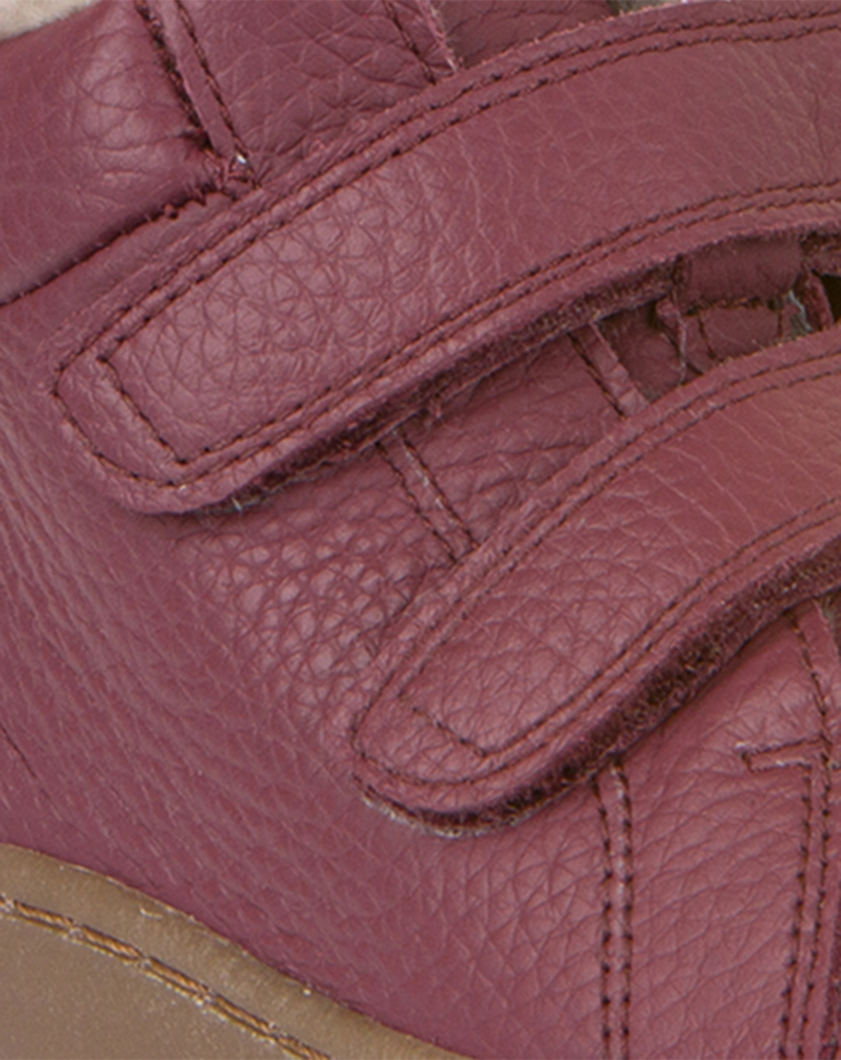 Halbschuhe BAREFOOT WINTER FURRY in bordeaux
