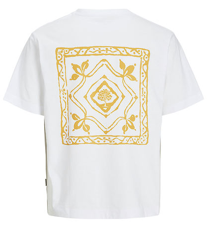 Jack & Jones T-Shirt - JorParos - Bright White/BANDANA