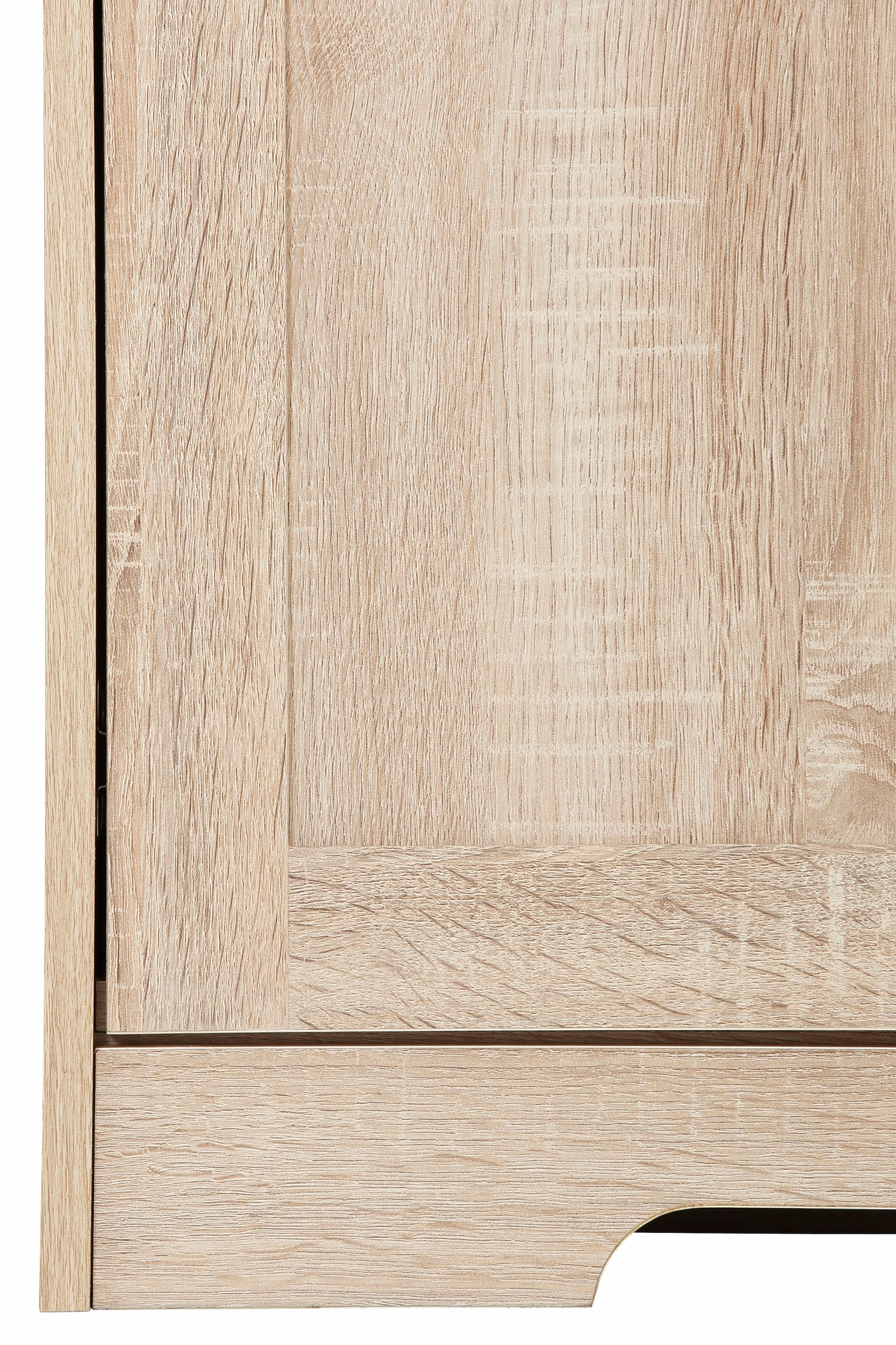 Home affaire Highboard »Nanna« Vitrine in Eichen-Optik, Breite 118 cm