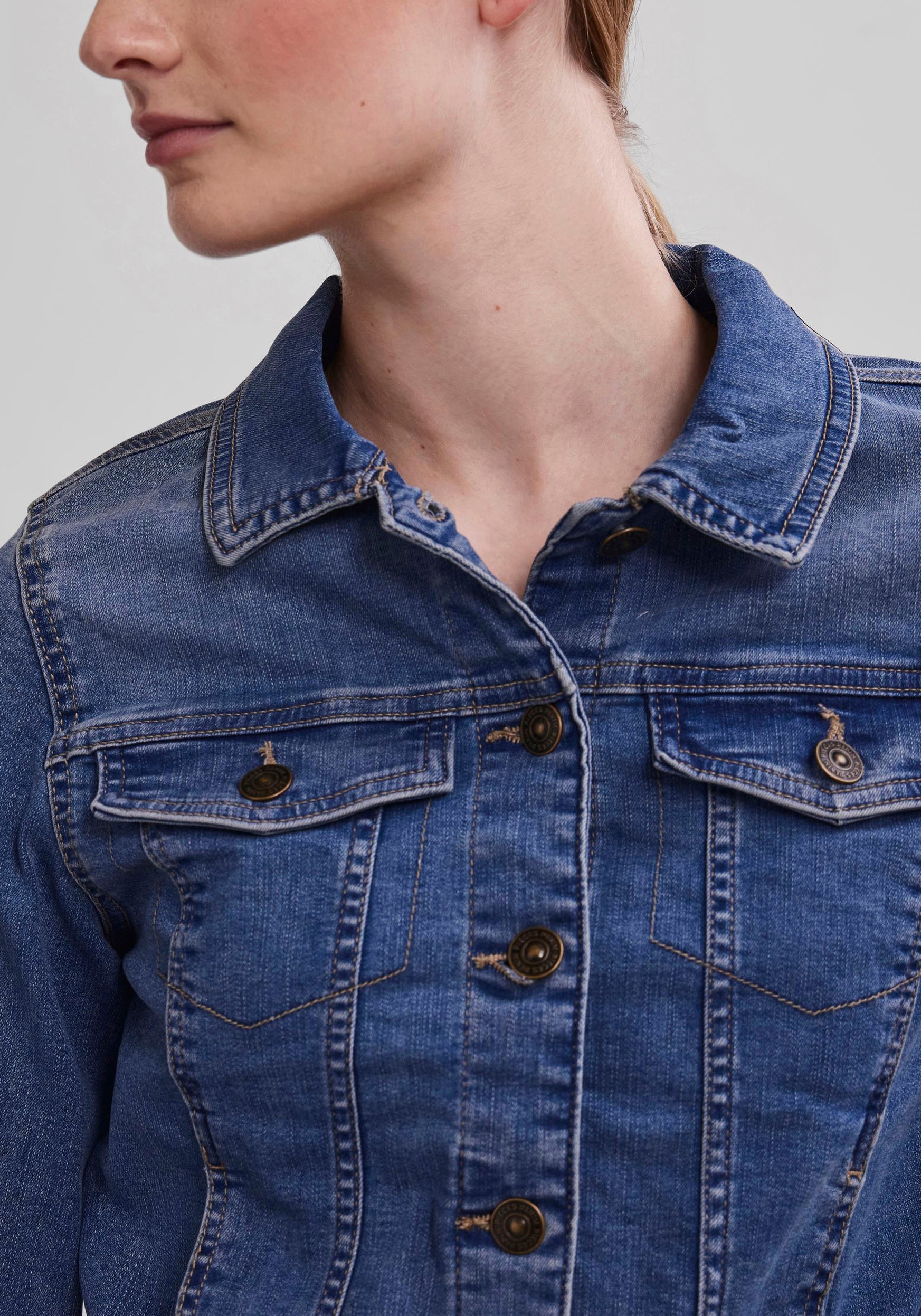 pieces Jeansjacke »PCOIA LS DNM JACKET MB NOOS BC«