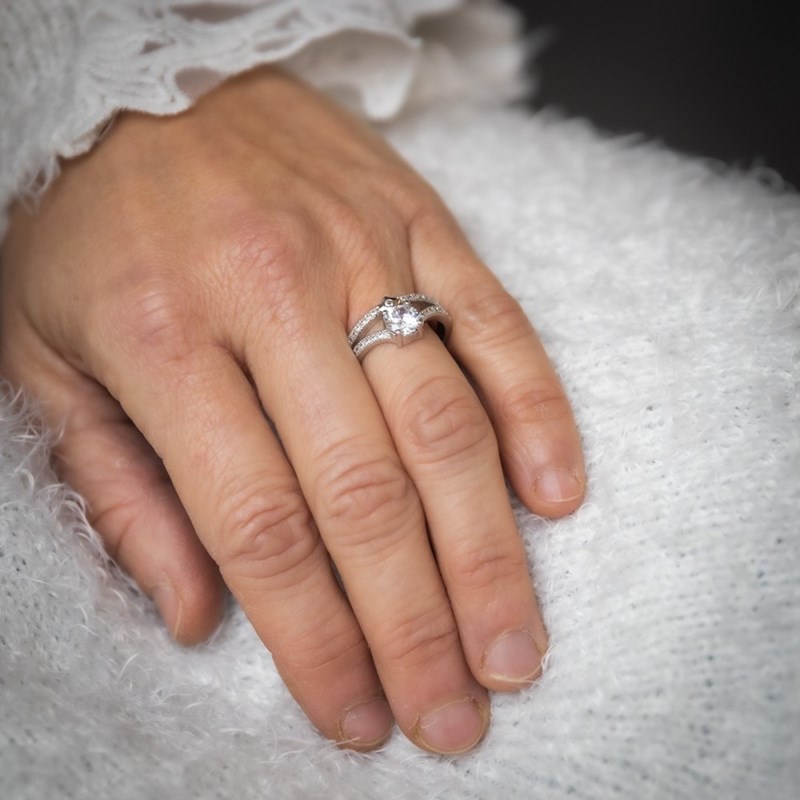 Bague Femme Rhodium NAIMI