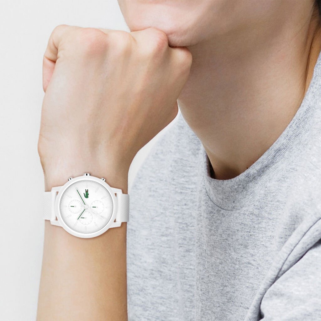 Montre Lacoste .12.12 Chrono Blanc