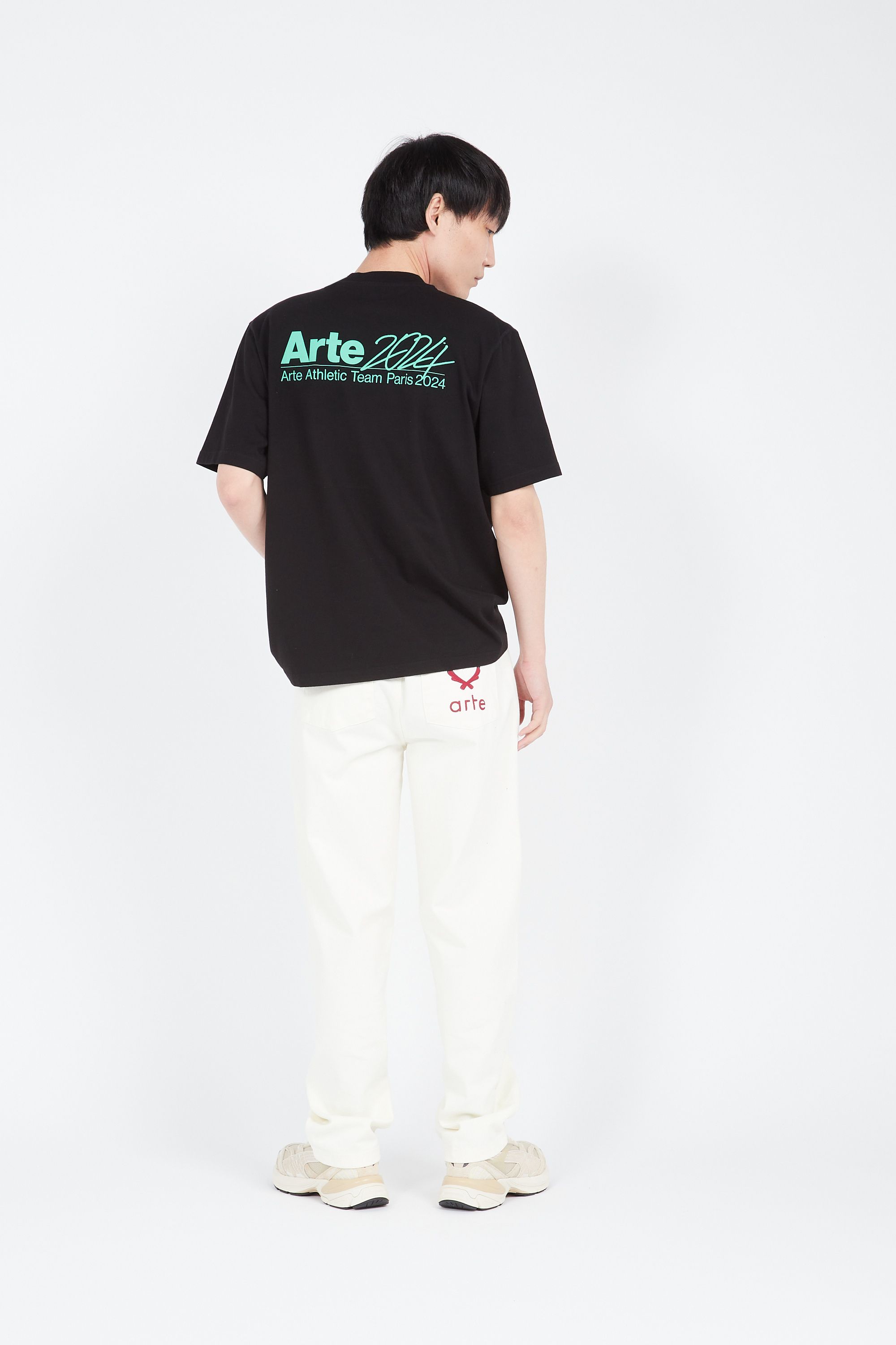 ARTE ANTWERP T-shirt  Teo Back Noir