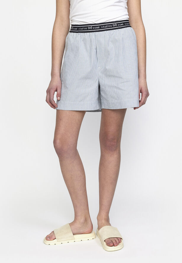 esmé studios ESRuby Shorts - GOTS Tradewinds stripes
