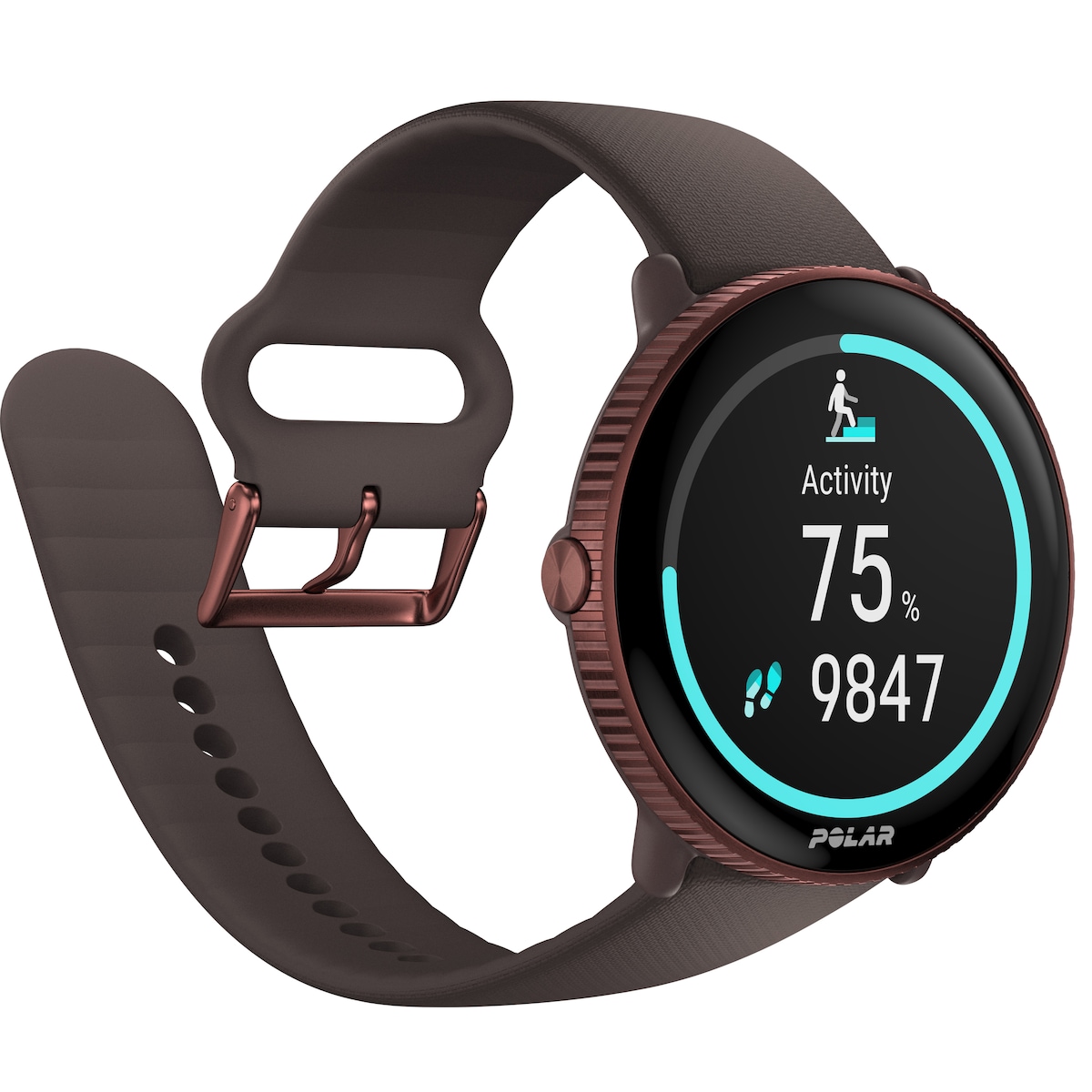 Polar Ignite 3 sportsklokke S-L (kobber/brun)