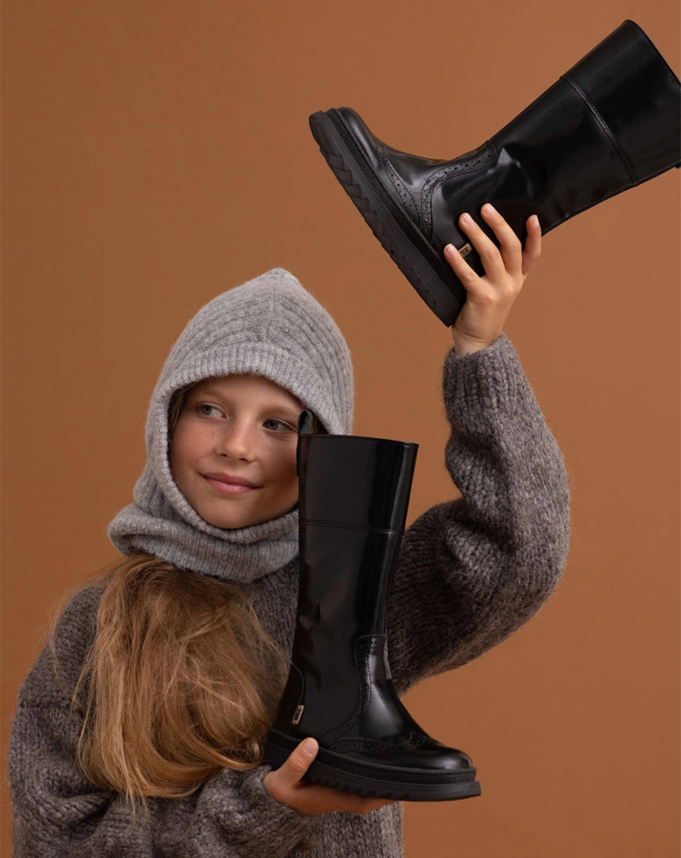 Stiefel DANIELLE TEX in black polido