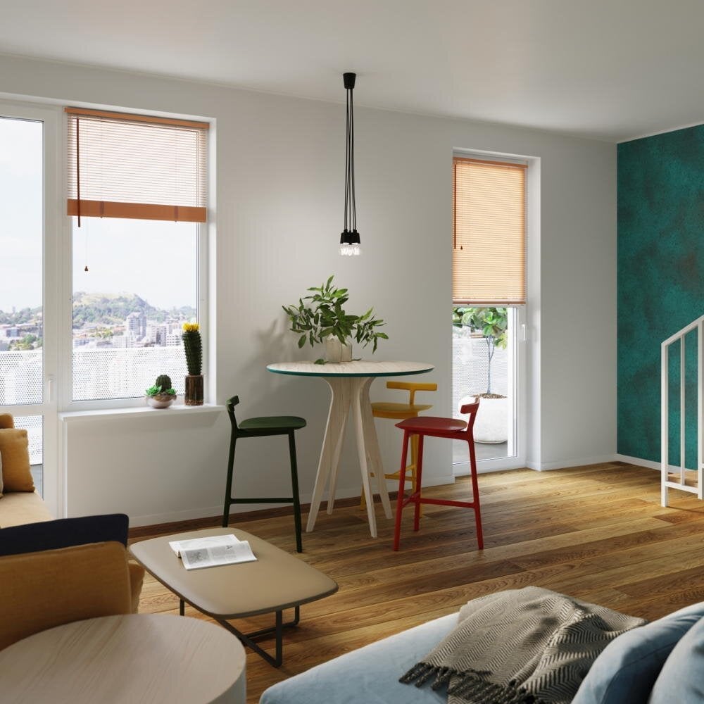 famlights | Dani hanglamp in zwart, E27, 1-lichts