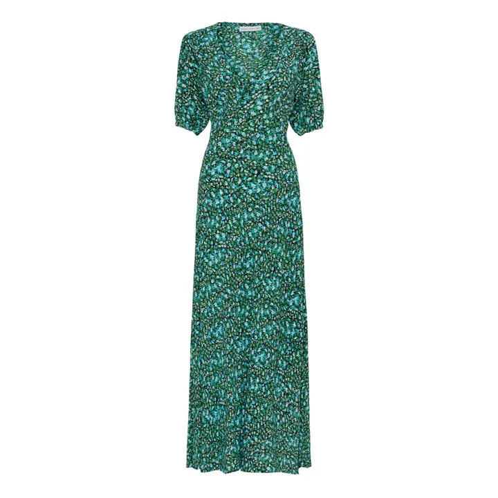 Faithfull the Brand Robe Las Mayas Midi | Bleu Vert