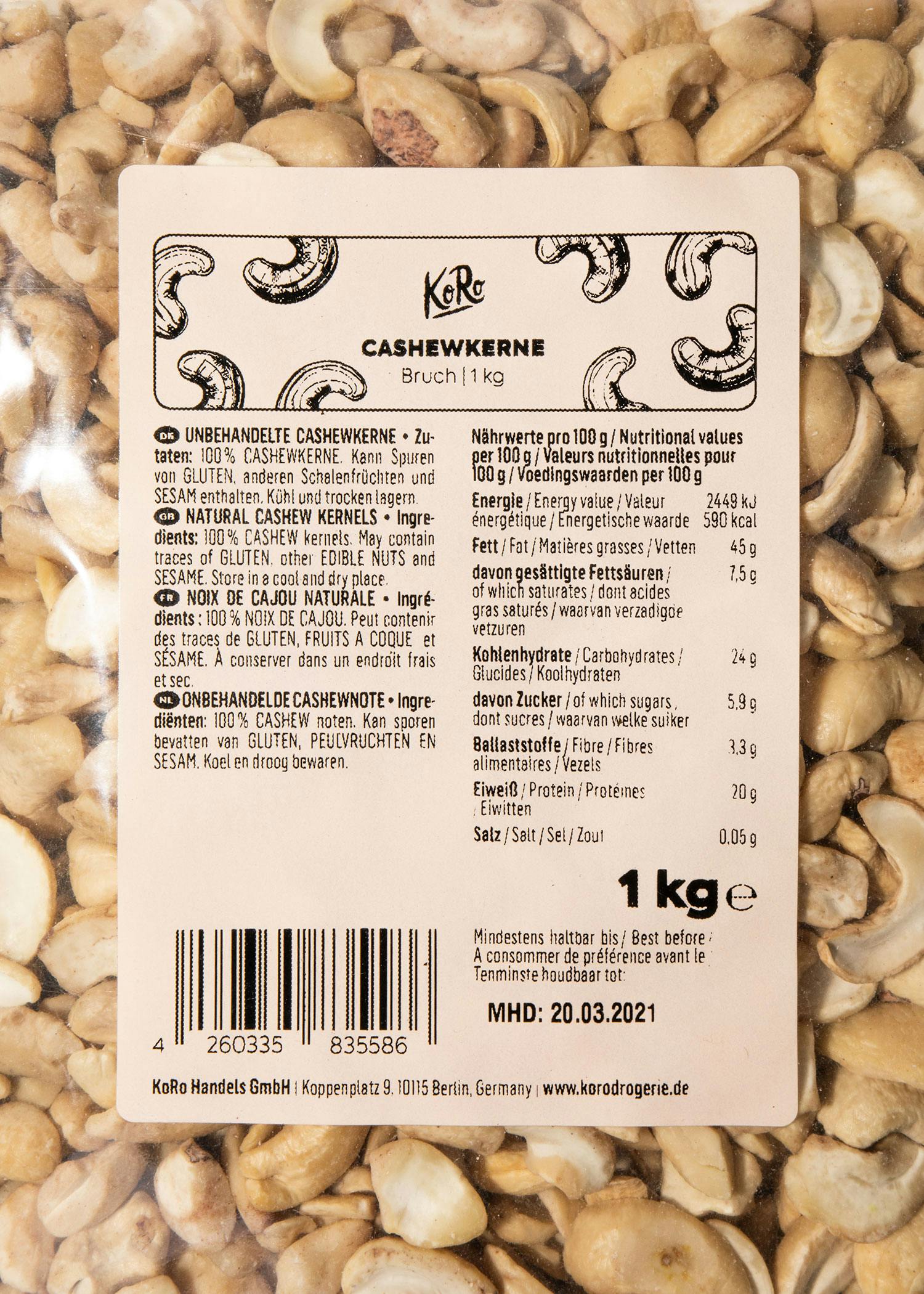 Cashewbruch 1 kg