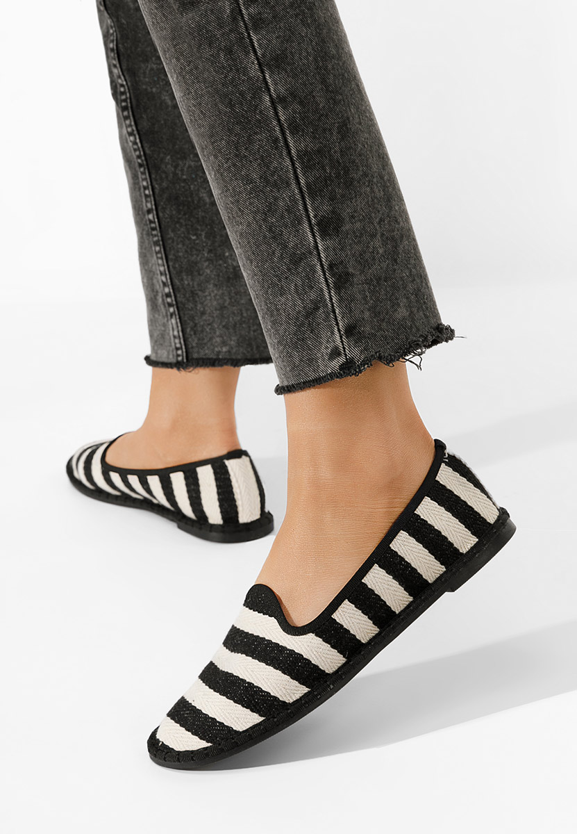 Espadrilles femme noires Dorika