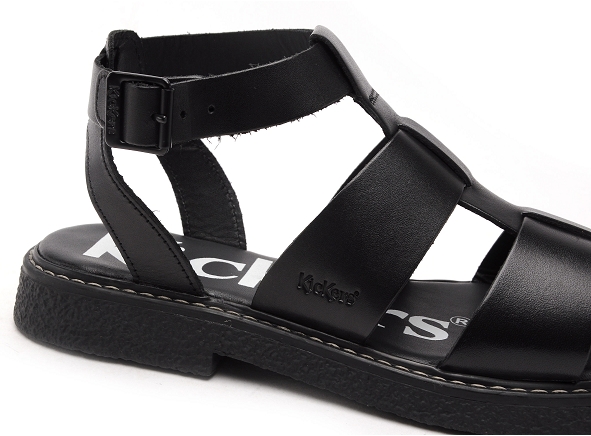 Kickers nu pieds plats femme kicklila  961070 50 noir