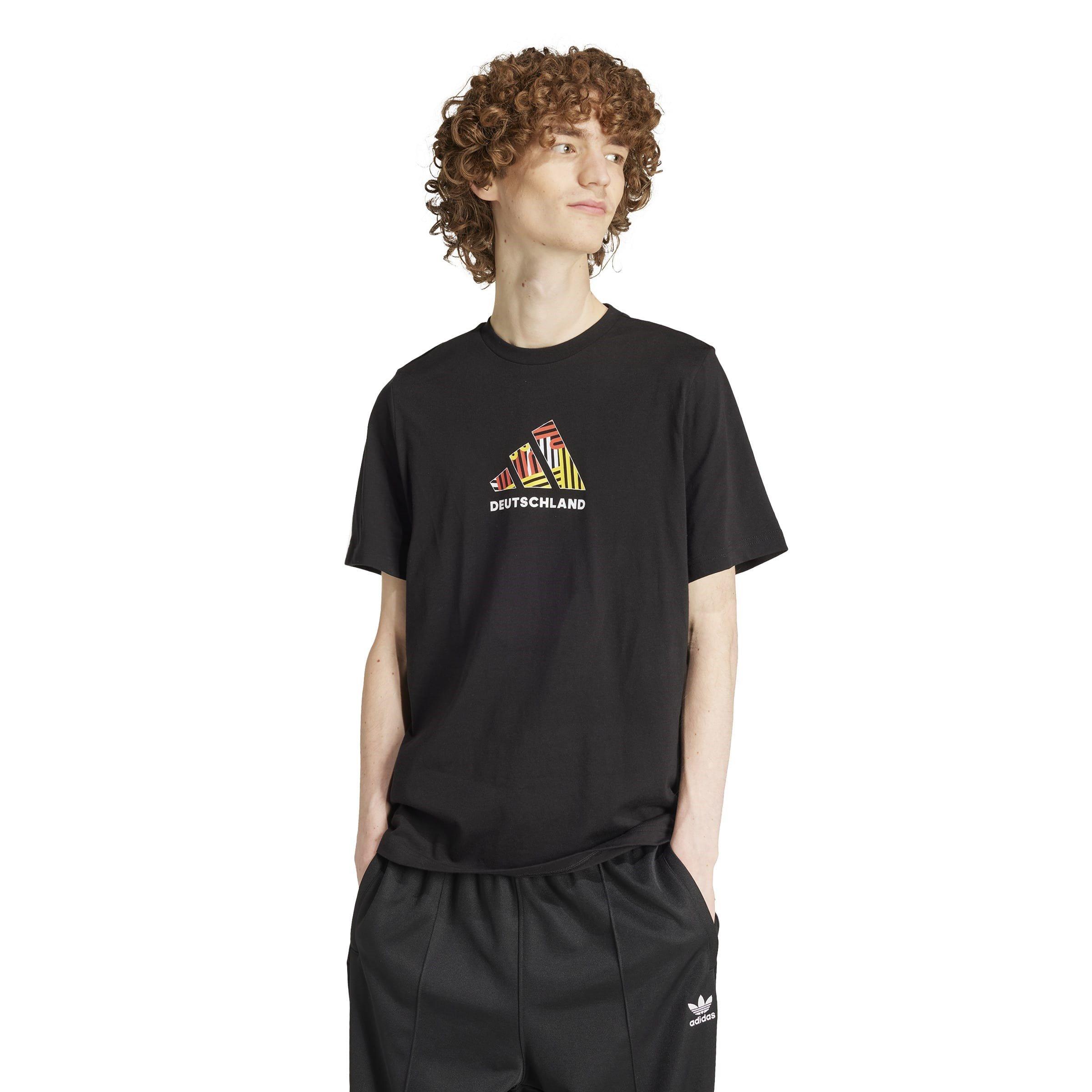 adidas Germany Football Fan Graphic T Shirt Mens