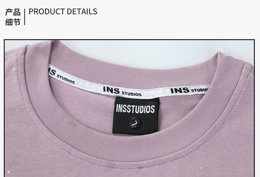 Banash - Mouwloos T-shirt met reflecterende print