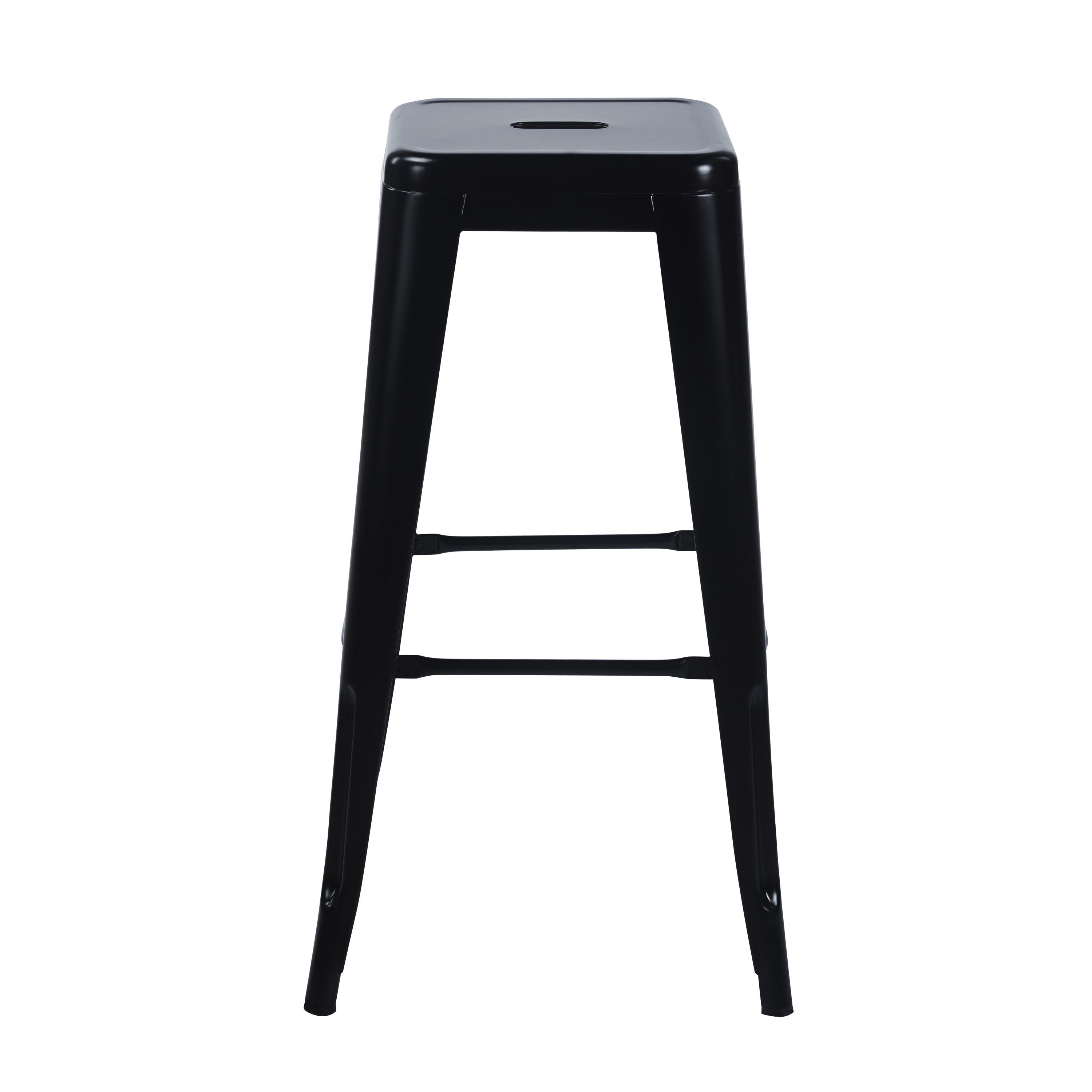 Barhocker Metall METALLIX 2er Set schwarz