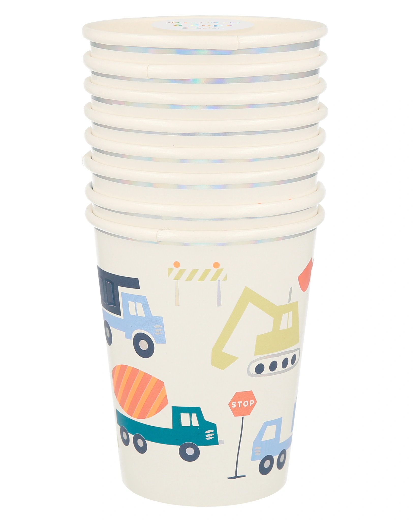 Pappbecher CONSTRUCTION (260ml) 8er-Set