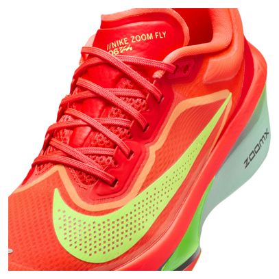 Chaussures Running Nike Zoom Fly 6 Rouge/Vert Femme