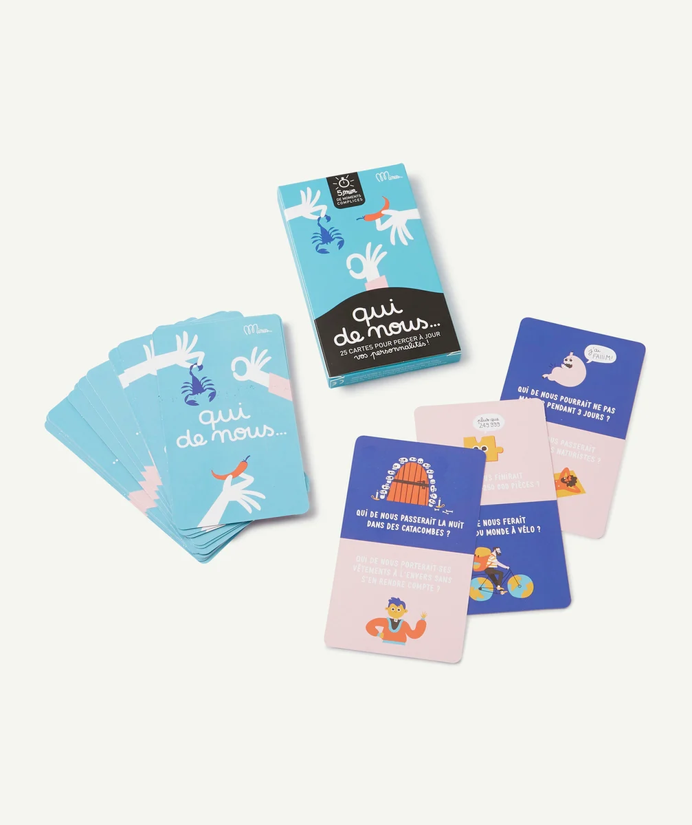 MINUSLE JEU DE 25 CARTES QUI DE NOUS