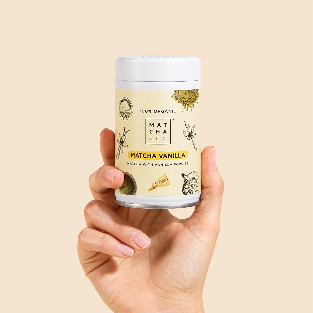 Thé Matcha bio - Vanille - 80 g