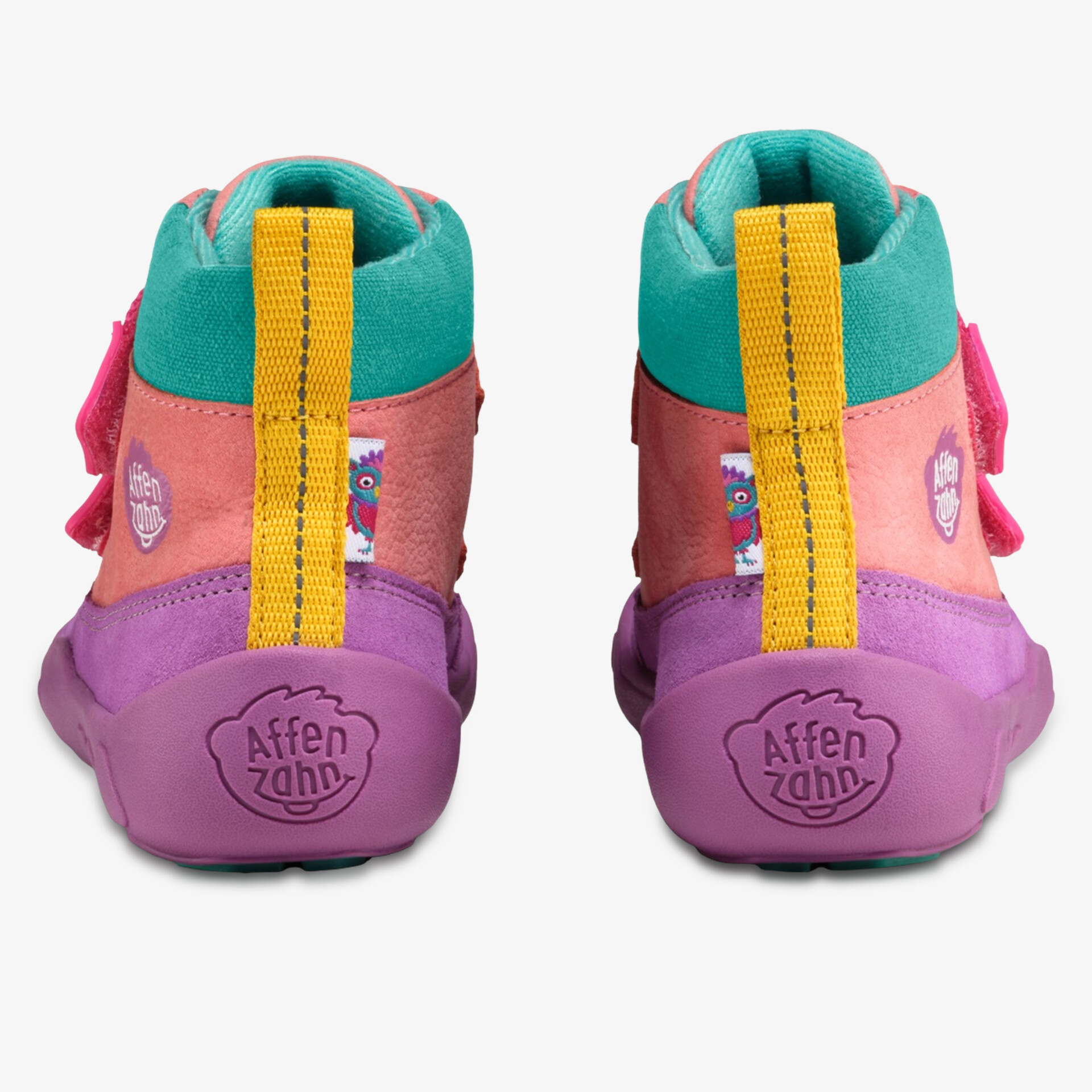 Affenzahn Friendy Eule Kinder Sneaker High mehrfarbig