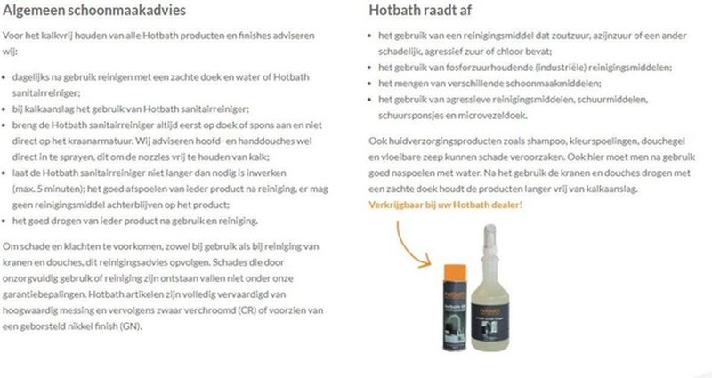 Hotbath - Cobber - Plafondbuis - Geborsteld Koper