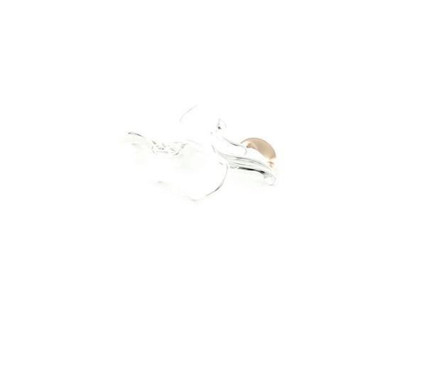 Unique And Co Sterling Rose Gold Plated earrings