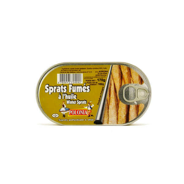 Sprats fumés à l'huile
