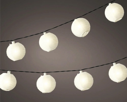 Lumineo Solar Nylon warm witte strengverlichting