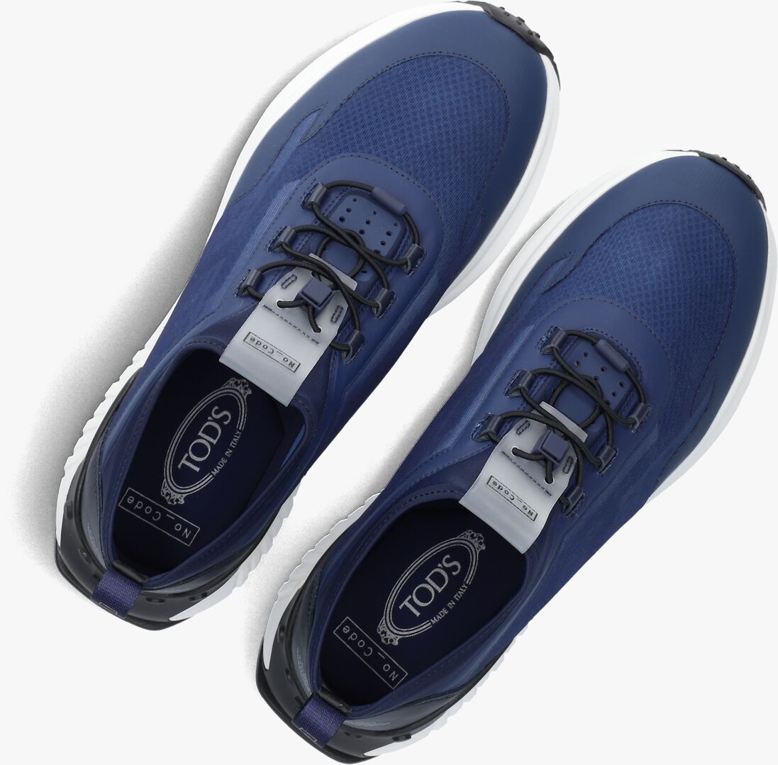 blauwe tod's lage sneakers xxm07i0fi20