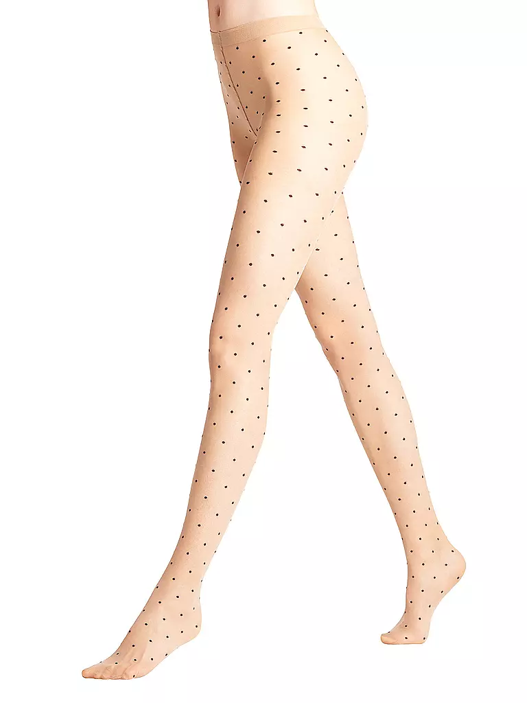 FALKE Modestrumpfhose 15 Dot Powder beige