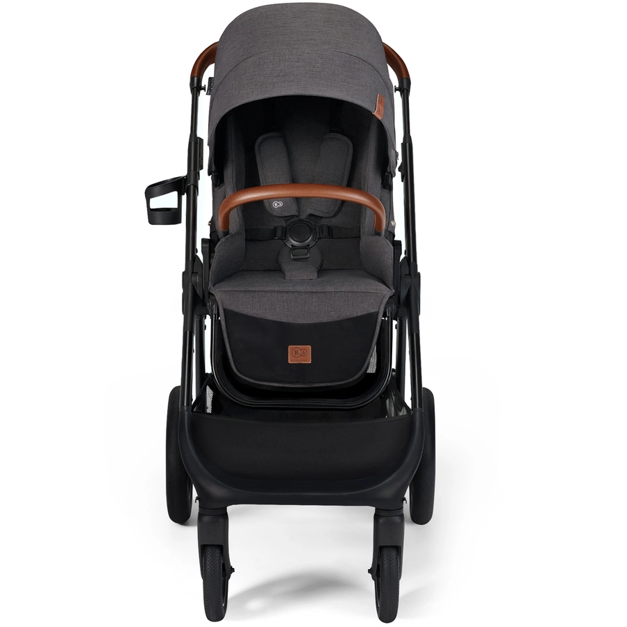 Kinderkraft Kombikinderwagen EVERYDAY 2 in 1 dark grey black frame