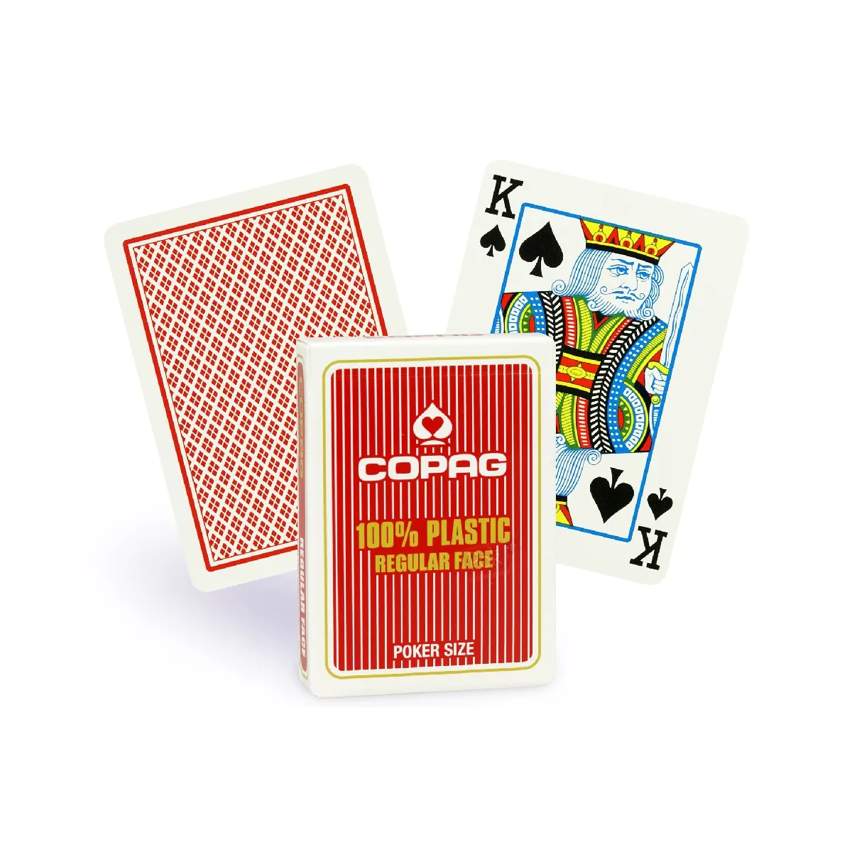 Cartes Copag Poker Regular - Rouge