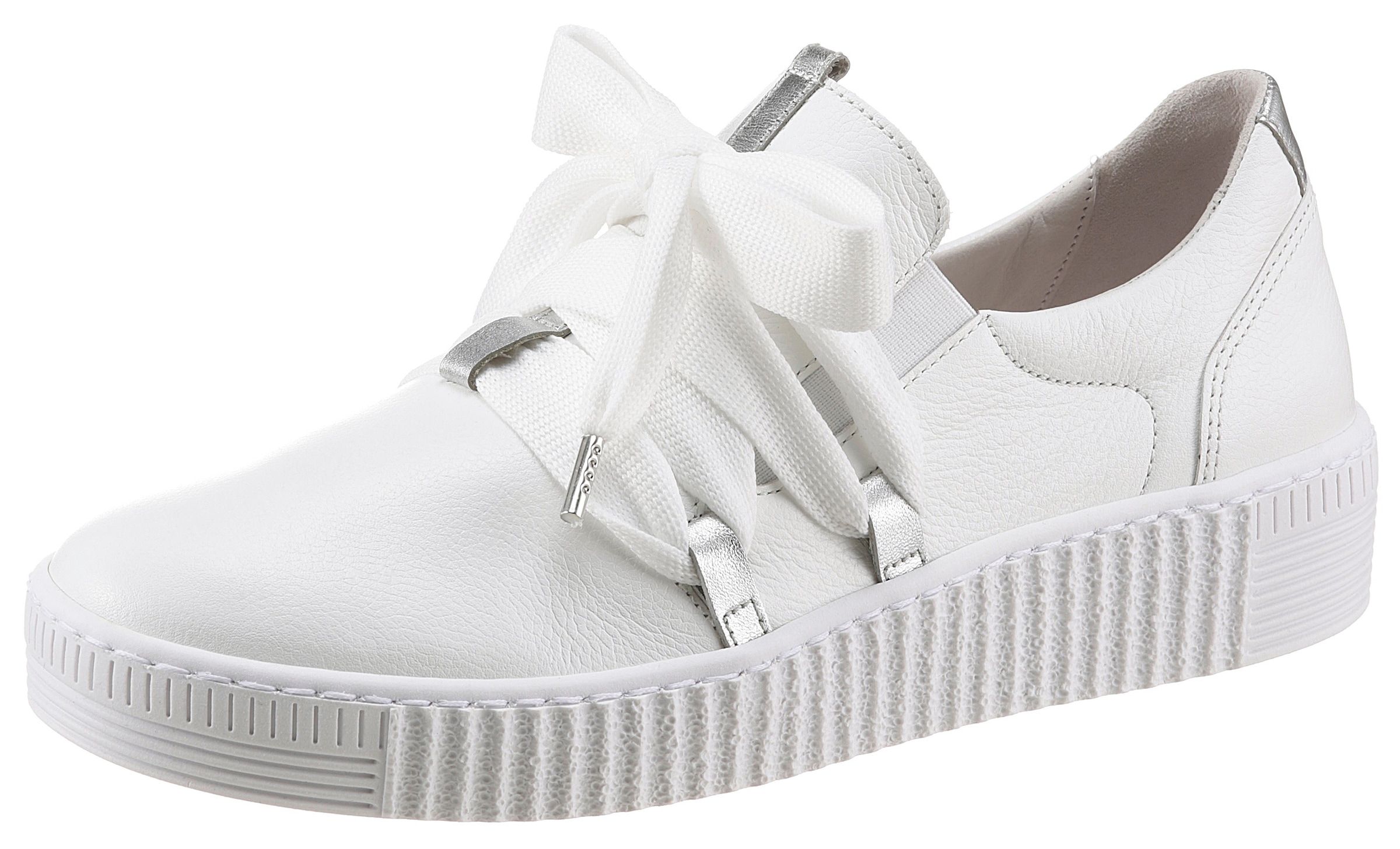 Gabor Slip-On Sneaker  Schnürschuh, Halbschuh, Slipper mit aufgesetzter Zierschnürung