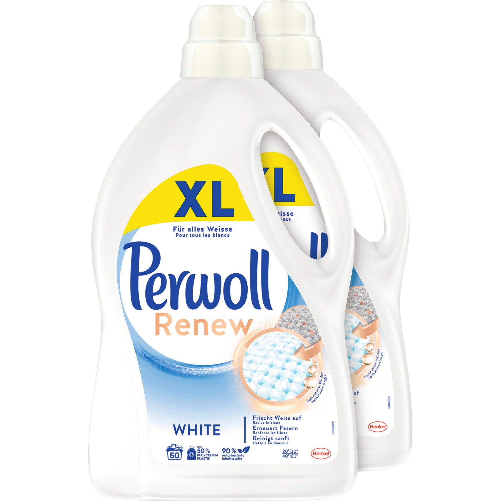Perwoll White 2x50 Waschgänge