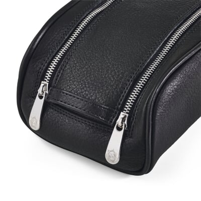 Sonnenleder Kulturtasche klein, Schwarz