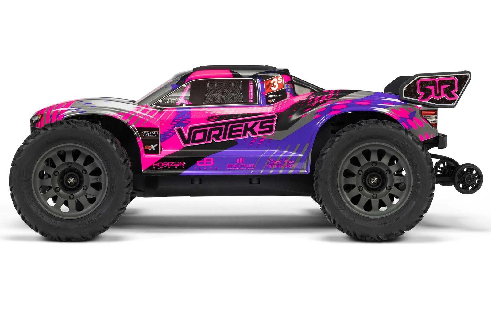 Stadium Truck SCT Vorteks BLX 223S Violett ARTR, 1:10<br>Off-Road Modell mit Brushless Motor