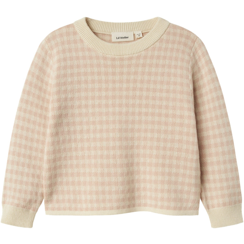 Køb Lil'Atelier Cameo Rose Nmfnadie Ls Loose Strik Lil