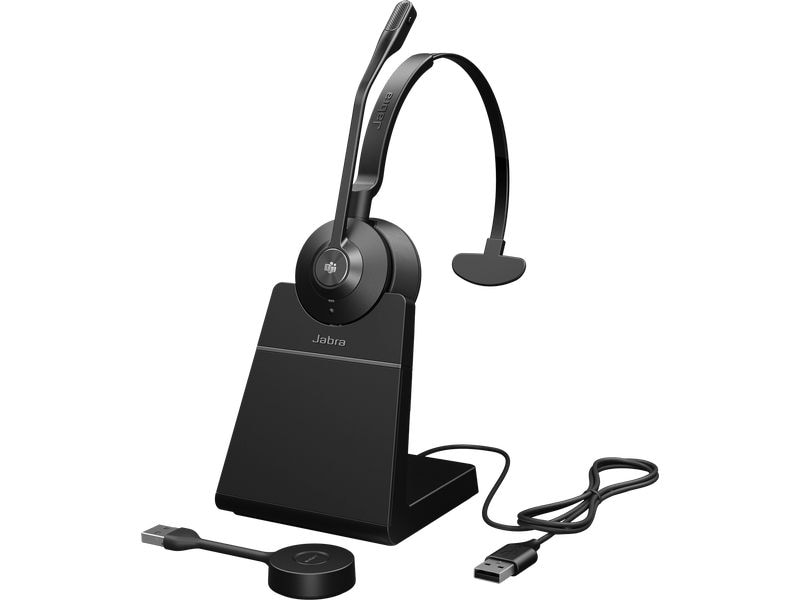 Jabra Headset Engage 55 SE MS Mono USB-A, inkl. Ladestation Professionell klingende Anrufe. Ganz gleich, wo Sie arbeiten