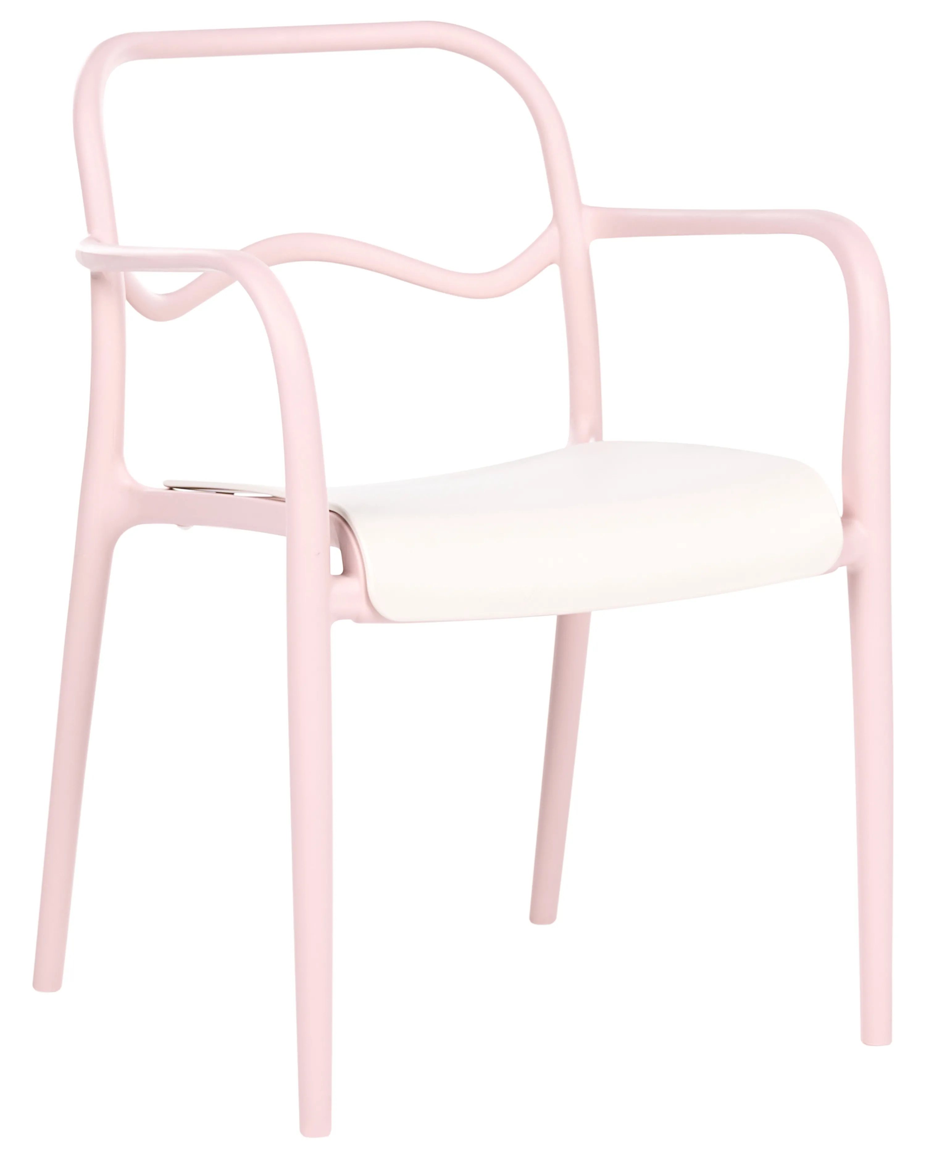 Set van 2 tuinstoelen THASOS Synthetisch materiaal Pastelroze