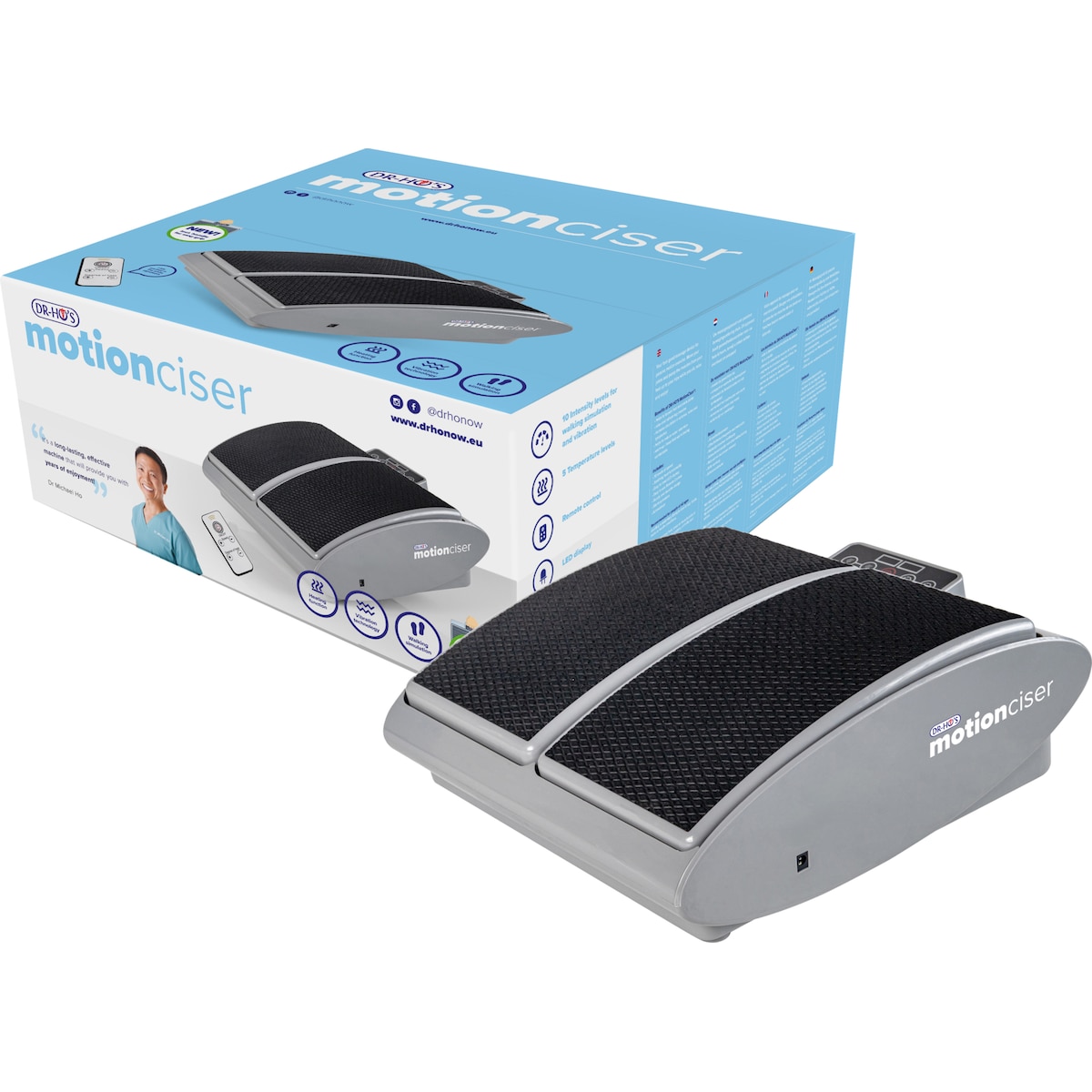 Dr Ho s Motionciser fotmassasjeapparat R140006 (grå)