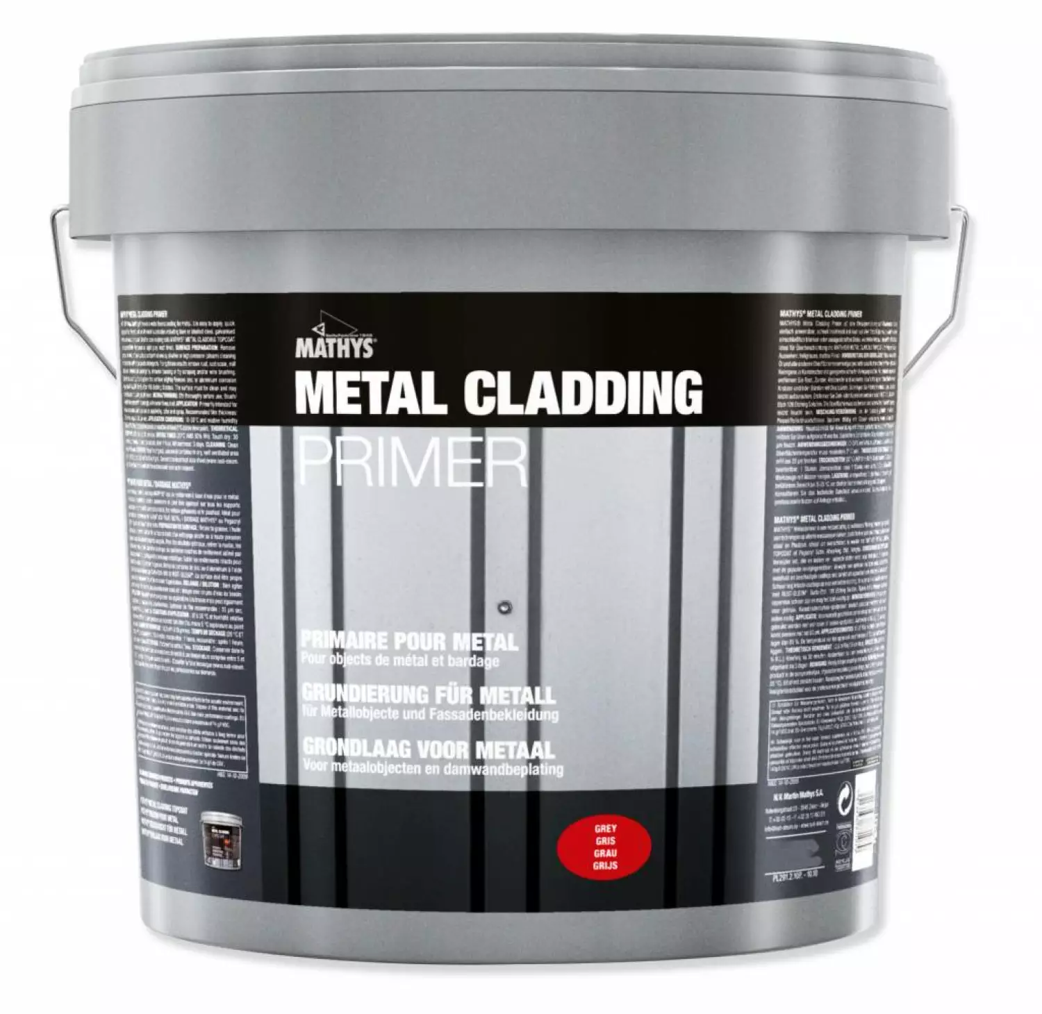 Rust-Oleum Metal Cladding Primer - RAL 7011 ijzergrijs - 10L