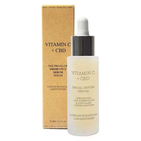 Sérum facial de CBD e vitamina C da London Botanical Laboratories, 30ml