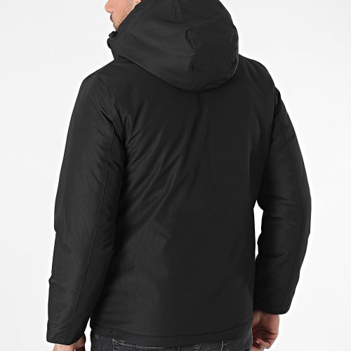 Veste Zippée Capuche Noir