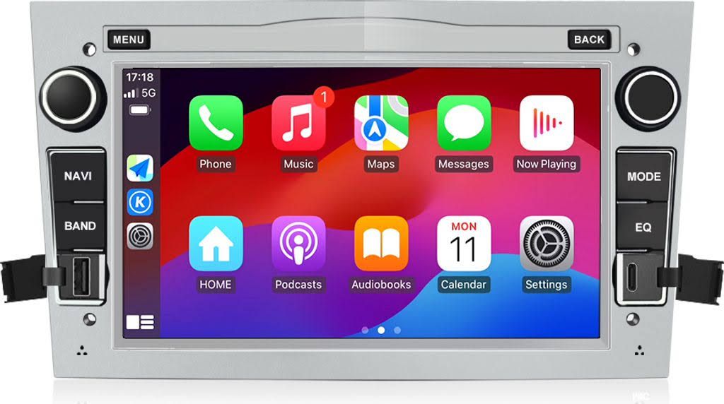 Carplay pre Opel Astra H Corsa C D Zafira DAB+ 7 palcový Android 13 Au