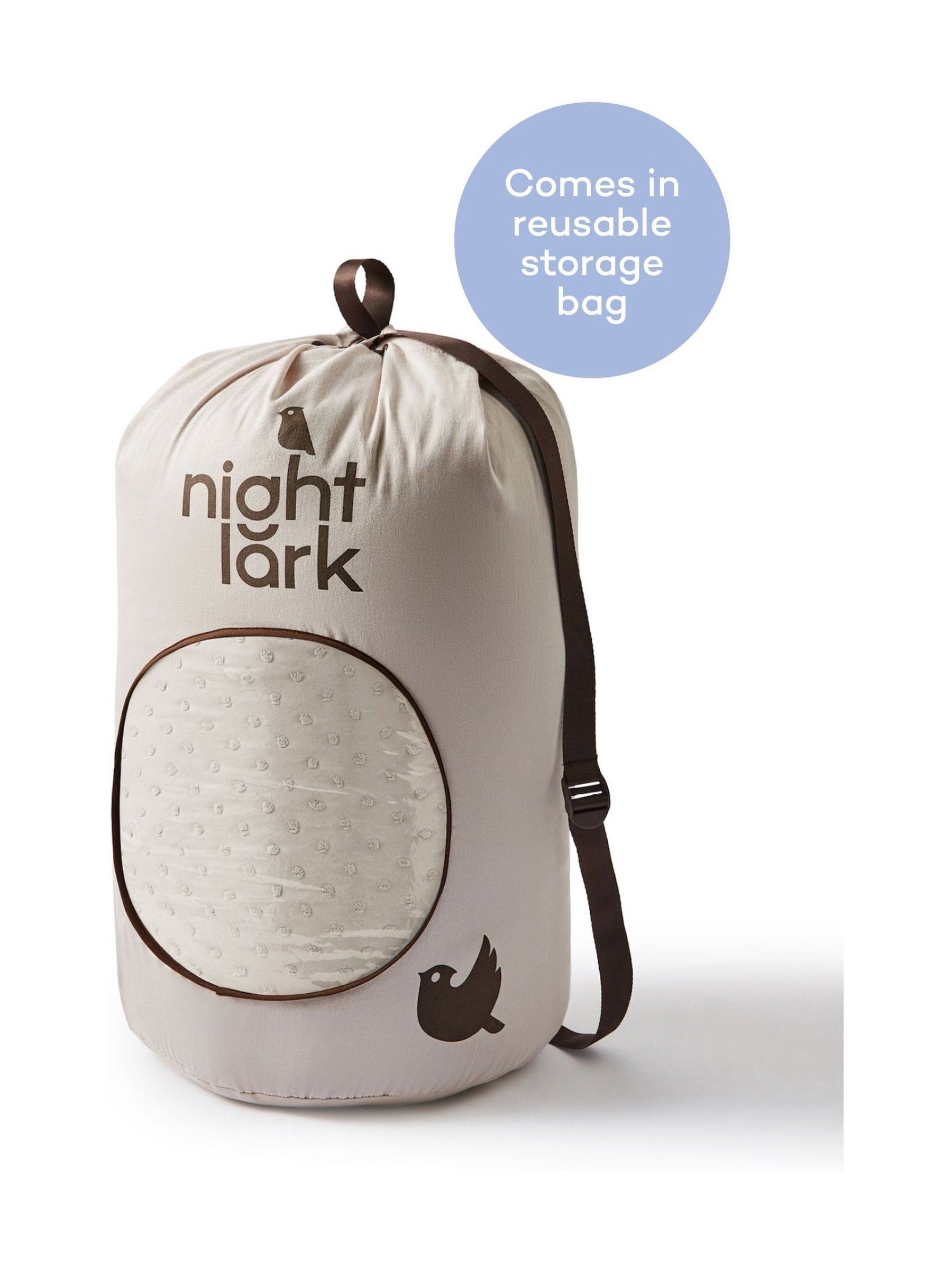 Night Lark Tufted Dot Coverless Duvet and Pillowcase Set
