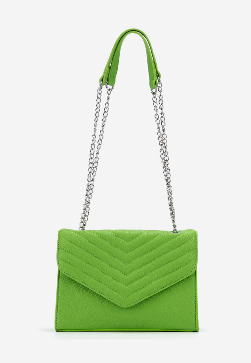 Sac bandoulière femme vert Eliza