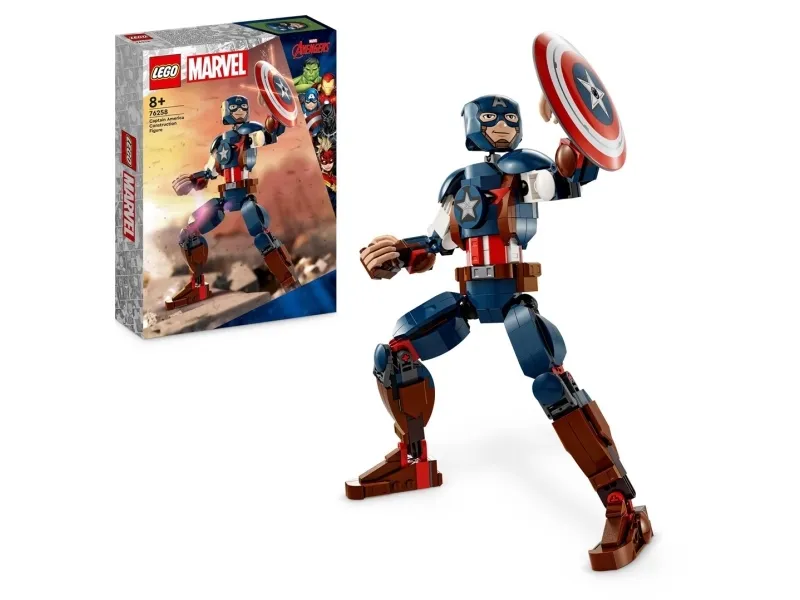 LEGO Super Heroes Marvel 76258 Byg selv-figur af Captain America