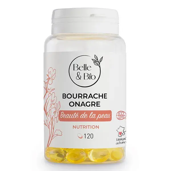 Belle & Bio Orgânico Borragem e Prímula 120 cápsulas