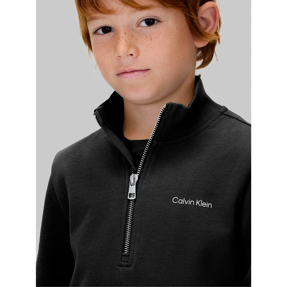 Køb Calvin Klein Ck Black Chest Inst. Logo Half Zip