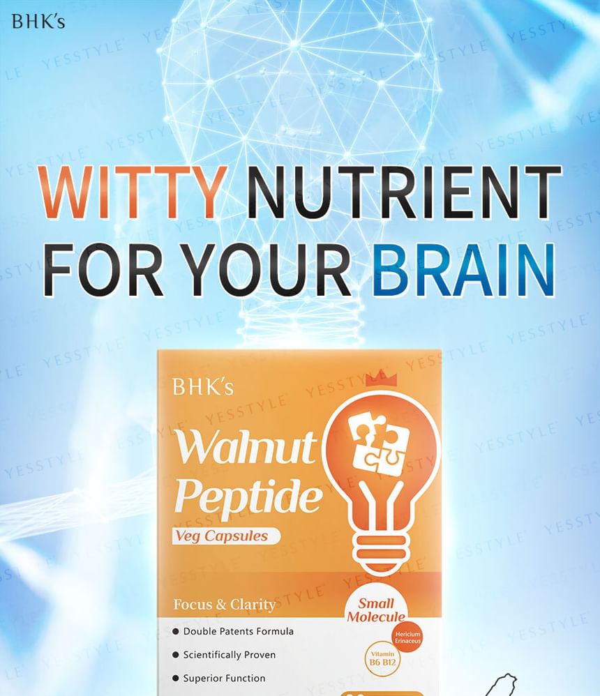 BHK's - Walnoot Peptide Veg Capsule