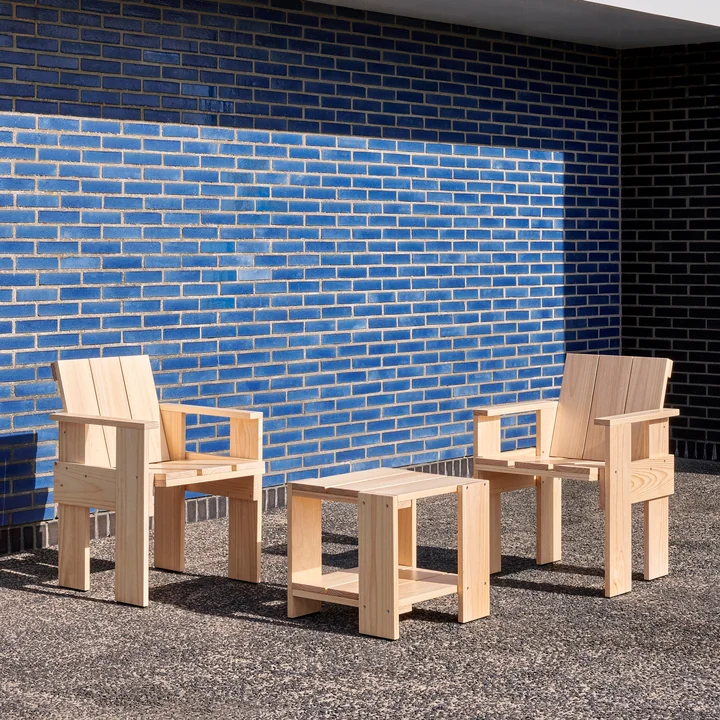 HAY - Crate Beistelltisch, L 45 cm, pine